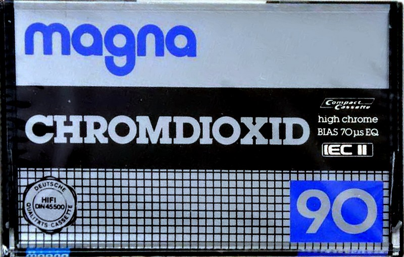 Compact Cassette Magna 90 Type II Chrome 1979 Europe