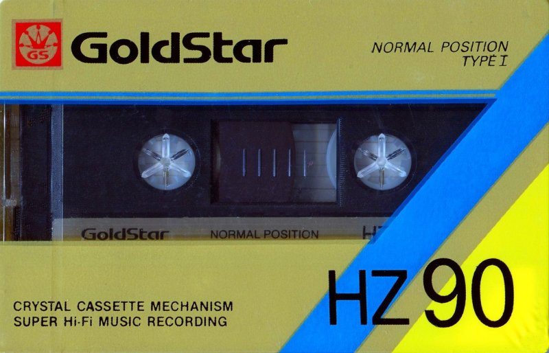 Compact Cassette Goldstar HZ 90 Type I Normal 1986 Europe