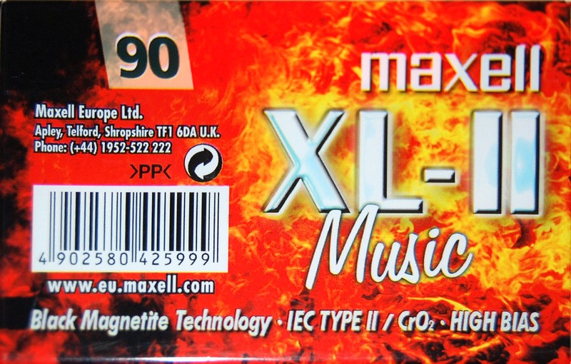 Compact Cassette Maxell XLII 90 Type II Chrome 2002 Europe