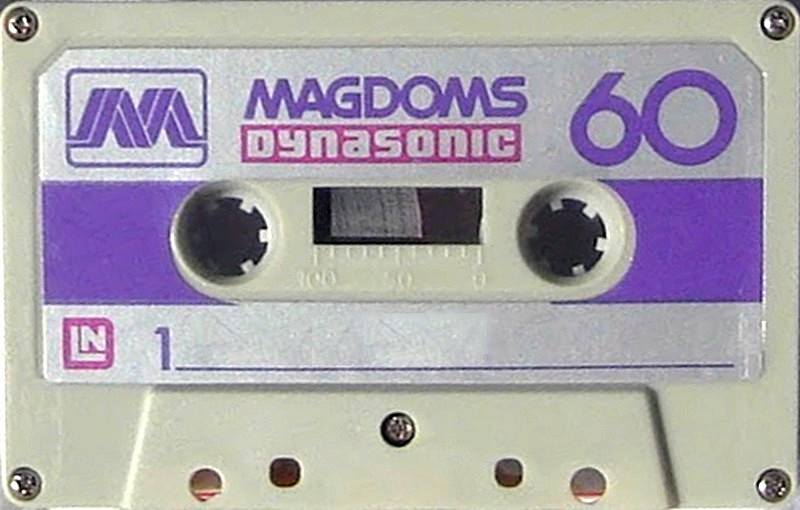 Compact Cassette Magdoms LN 60 Type I Normal 1982 Taiwan