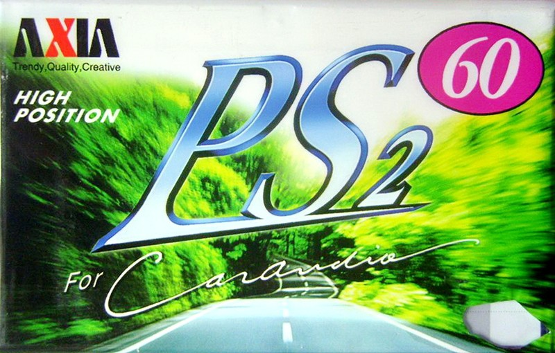 Compact Cassette AXIA PS-II / PS-2 60 "PS2K 60" Type II Chrome 1998 Japan