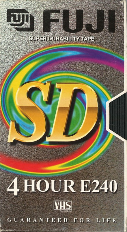 VHS, Video Home System Fuji SD 240 "SD E-240" Type I Normal Europe