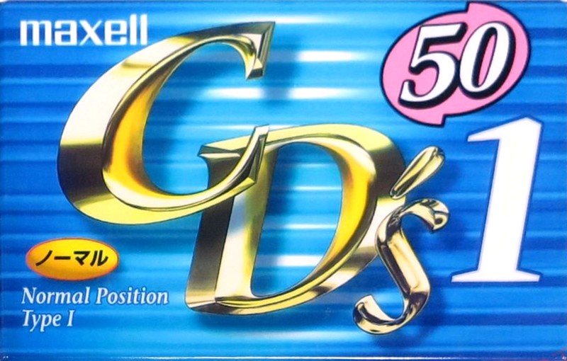 Compact Cassette Maxell CD`s I / CD`s 1 50 "CDS1-50M" Type I Normal 1999 Japan