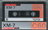 Compact Cassette X Side XM-7 60 Type I Normal 1978 South Korea