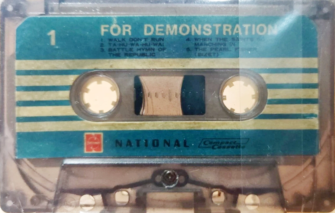Compact Cassette National Demonstration Tape 1969 Japan