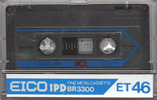 Compact Cassette Eico 1PD ET 60 Type II Chrome 1984 Japan