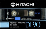 Compact Cassette Hitachi DL 90 Type I Normal 1990 Europe