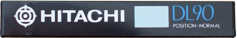 Compact Cassette Hitachi DL 90 Type I Normal 1990 Europe