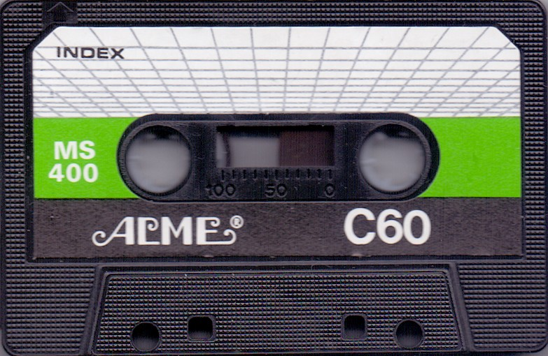 Compact Cassette Acme MS 400 60 Type I Normal 1984 Worldwide