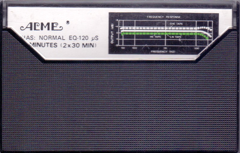 Compact Cassette Acme MS 400 60 Type I Normal 1984 Worldwide