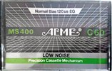 Compact Cassette Acme MS 400 60 Type I Normal 1984 Worldwide