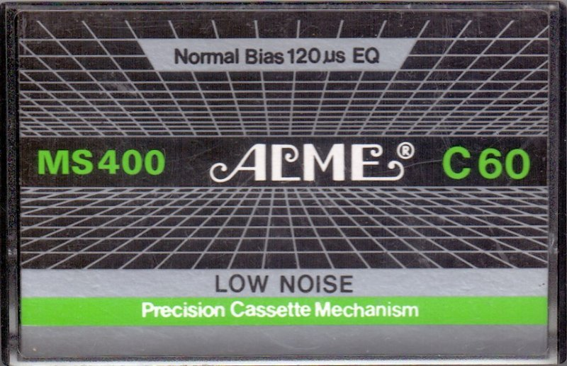 Compact Cassette Acme MS 400 60 Type I Normal 1984 Worldwide