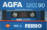 Compact Cassette AGFA LNX 90 Type I Normal 1985 Europe
