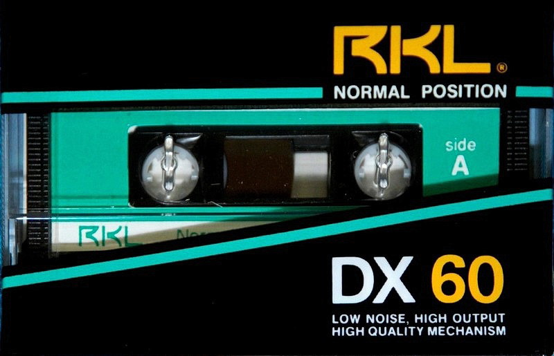 Compact Cassette RKL 60 "DX" Type I Normal South Korea