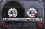 Compact Cassette Sony HF 60 Type I Normal 1986 USA