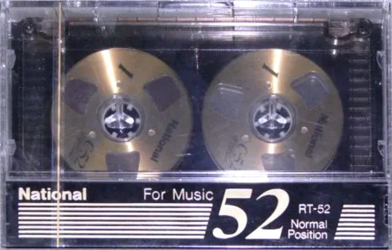 Compact Cassette National 52 "RT-52" Type I Normal 1982 Japan