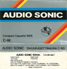 Compact Cassette Audio Sonic 60 Type I Normal Hong Kong