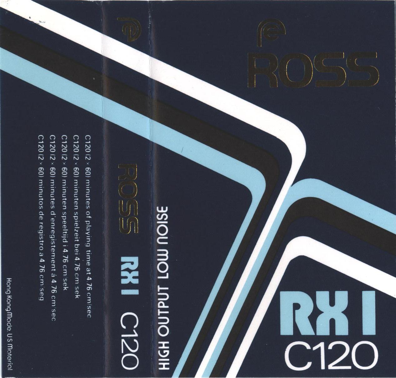 Compact Cassette Ross RX 1 90 Type I Normal Europe