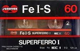 Compact Cassette Sonovox Fe I-S 60 "Superferro I" Type I Normal 1983 Portugal