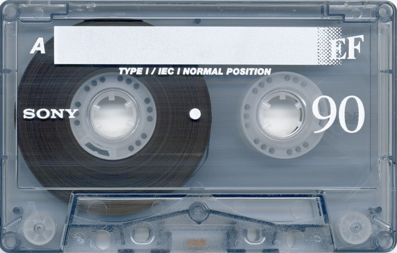 Compact Cassette Sony EF 90 "C-90EFB" Type I Normal 1999 Worldwide