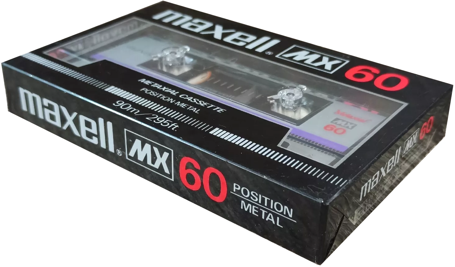 Compact Cassette Maxell MX 60 Type IV Metal 1985 USA