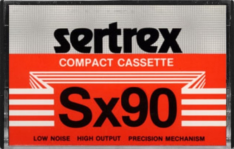 Compact Cassette sertrex SX 90 Type I Normal Hungary