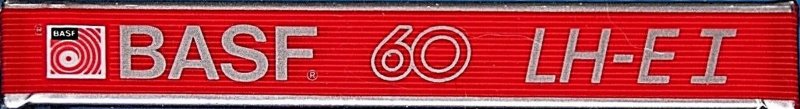 Compact Cassette BASF LH Extra I 60 "Small Window" Type I Normal 1985 North America