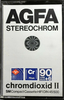 Compact Cassette AGFA Stereochrom 90+6 Type II Chrome 1979 Europe