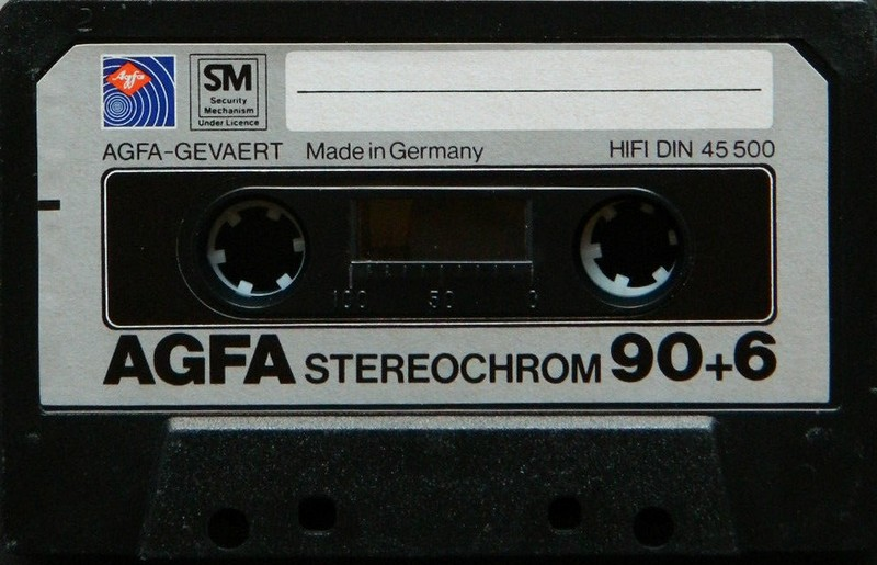 Compact Cassette AGFA Stereochrom 90+6 Type II Chrome 1979 Europe