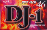 Compact Cassette TDK DJ1 Disc Jack 46 "DJ1-46N" Type I Normal 1996 Japan