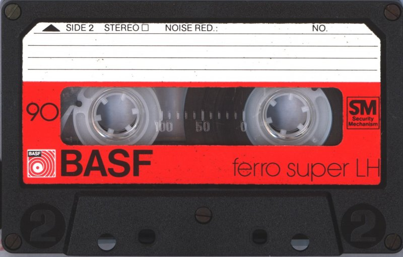 Compact Cassette BASF Ferro Super LH 90 "Rectangular Window" Type I Normal 1978 Germany