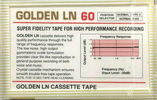 Compact Cassette Golden 60 Type I Normal China