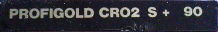 Compact Cassette Profigold Super plus 90 "S +" Type II Chrome Europe