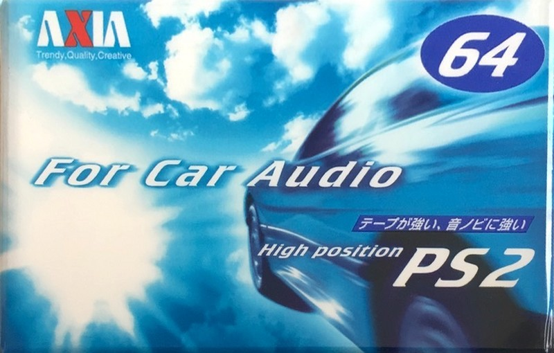 Compact Cassette AXIA PS-II / PS-2 64 "PS2L 64" Type II Chrome 2000 Japan