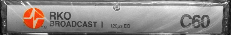 Compact Cassette RKO Broadcast I 60 Type I Normal 1980 USA