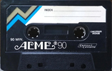 Compact Cassette Acme 90 Type II Chrome 1985 Worldwide