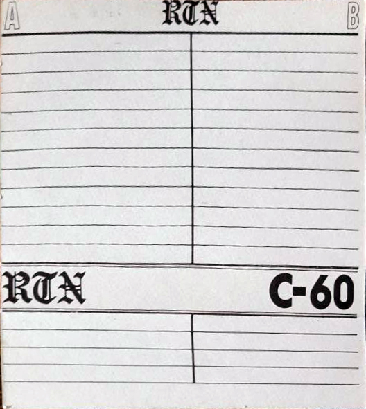 Compact Cassette RTN 60 Type I Normal 1976 Japan