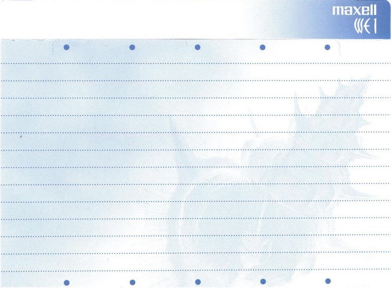 Compact Cassette Maxell WE 64 "WE1-64" Type I Normal 1999 Japan