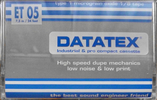 Compact Cassette Datatex ET 5 Computer Cassette Italy