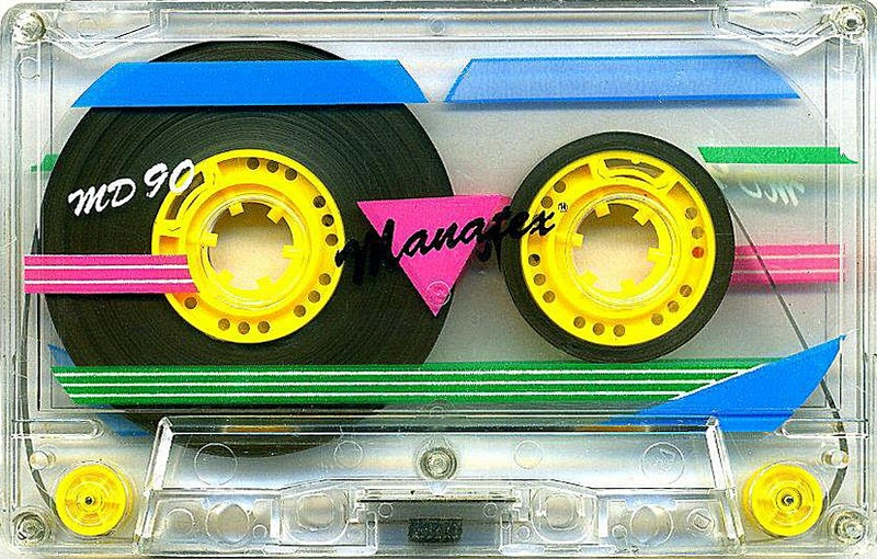 Compact Cassette Manatex MD 90 Type I Normal Hong Kong