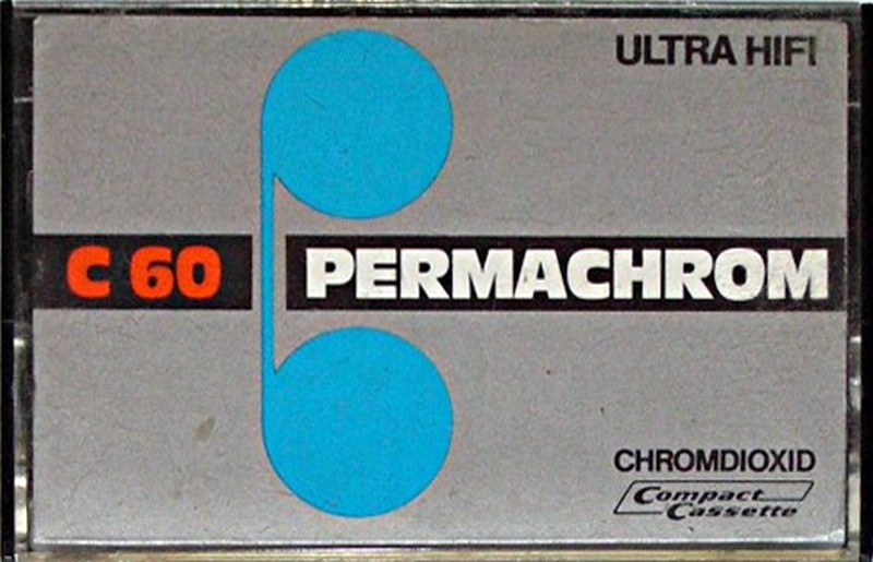 Compact Cassette Permachrom 60 Type II Chrome 1977 Europe