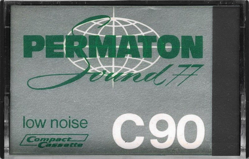 Compact Cassette Permaton 90 Type I Normal 1977 Germany