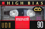 Compact Cassette Maxell UDII / UD2 90 Type II Chrome 1995 Europe