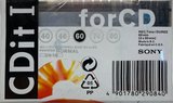Compact Cassette Sony CDit I 60 "C-60CDIT1B" Type I Normal 1996 Europe