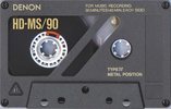 Compact Cassette Denon HD-MS 90 Type IV Metal 1990 Europe