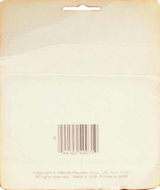 Blister Recoton "71TC" Cleaning Cassette 1983 USA