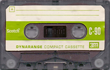 Compact Cassette Scotch Dynarange 90 Type I Normal 1971 Europe