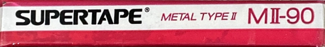 Compact Cassette SUPERTAPE MII 90 Type II Chrome 1988 USA