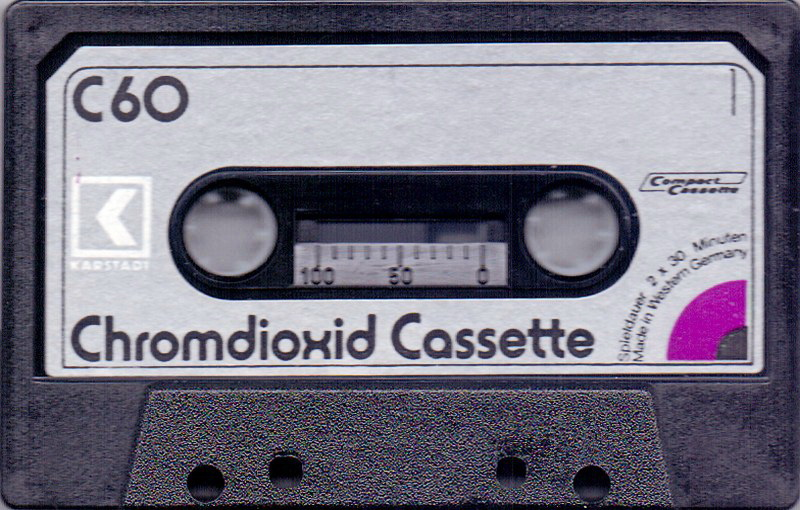 Compact Cassette Karstadt 60 Type II Chrome 1973 Germany