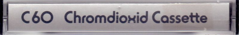 Compact Cassette Karstadt 60 Type II Chrome 1973 Germany